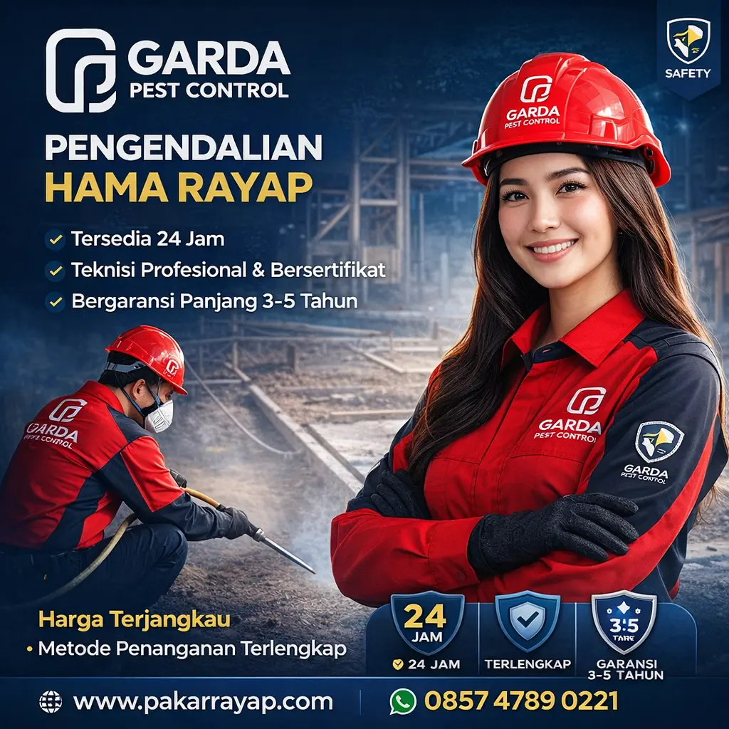 Jasa Anti Rayap di Cilacap Ditangani Teknisi Bersertifikat