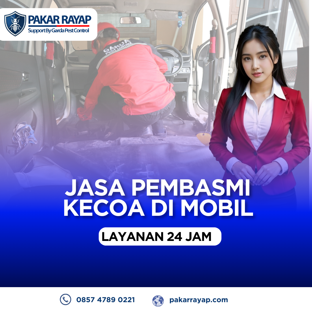 Jasa Pengendalian Hama Kecoa - Basmi Kecoa di Gedung & Mobil
