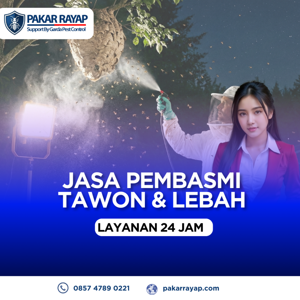 Jasa Pembasmi Sarang Tawon Vespa & Lebah Bergaransi