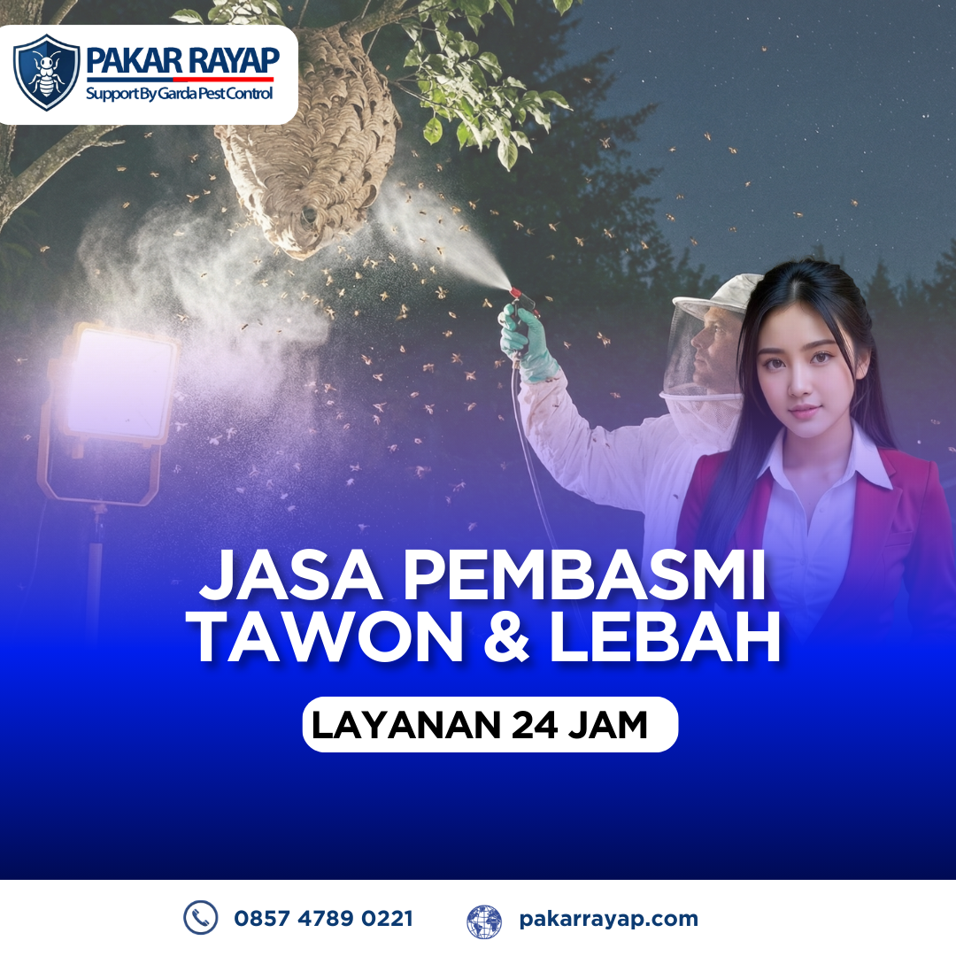 Jasa Pembasmi Sarang Tawon Vespa & Lebah Bergaransi