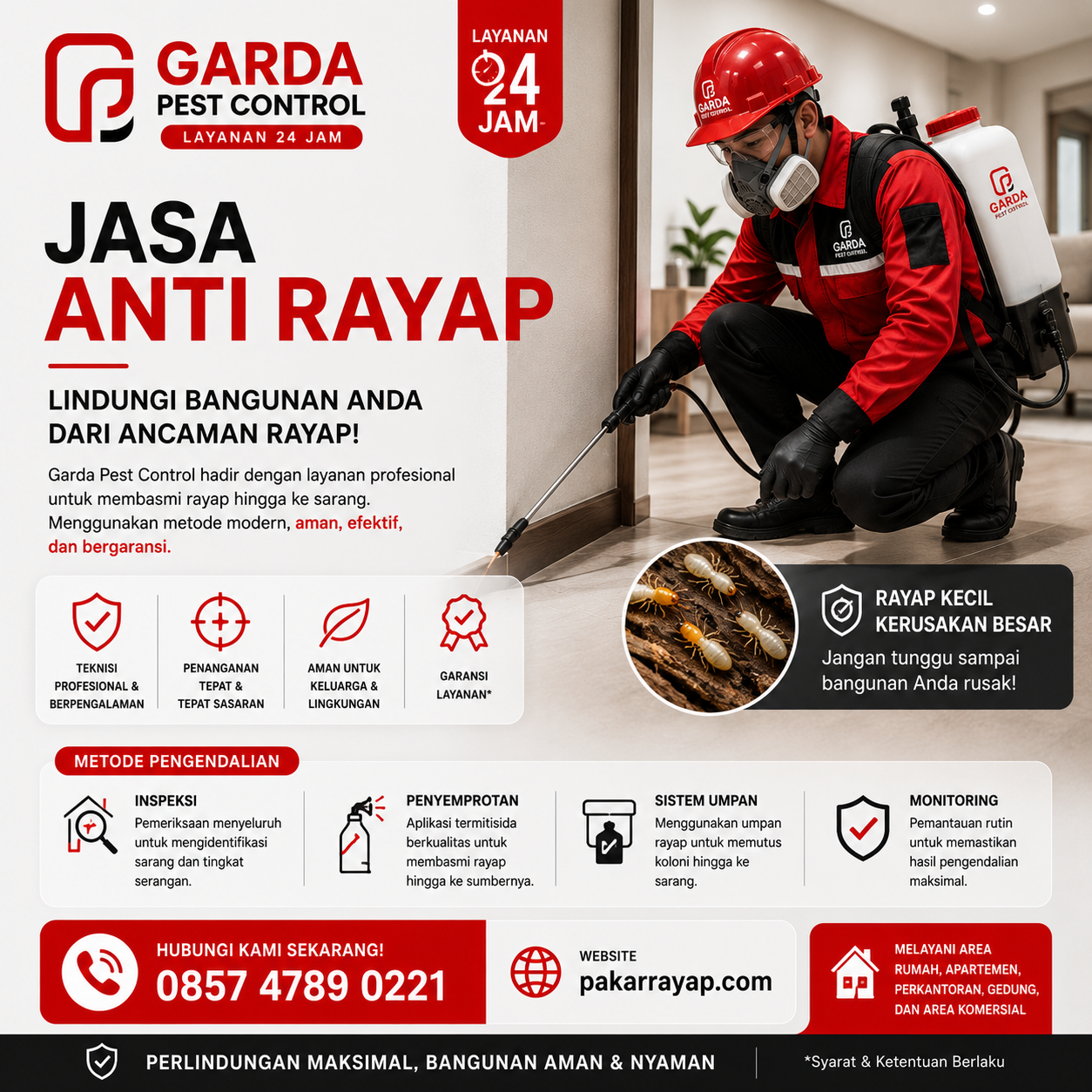 Jasa Pembasmi Rayap di Yogyakarta: Lindungi Properti Anda dengan Pakar Anti Rayap