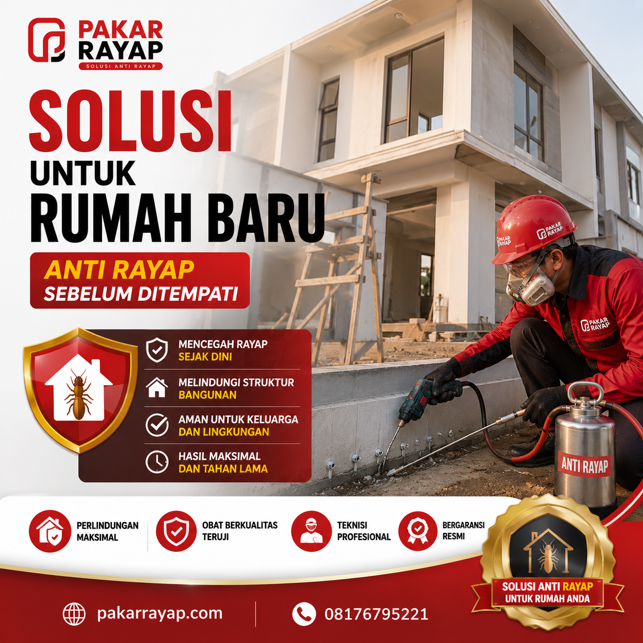 Biaya Jasa Pembasmi Rayap Per Meter di Wonosobo