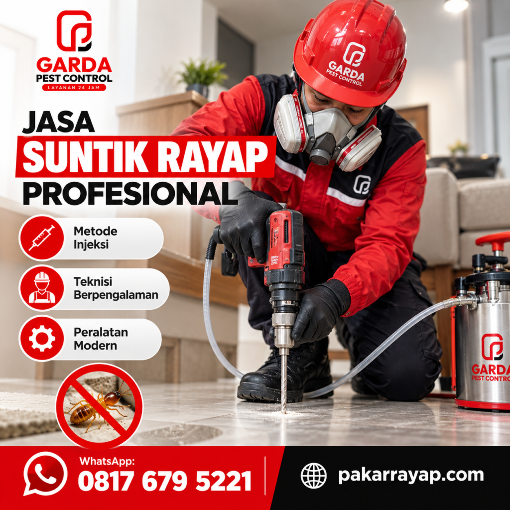 Jasa Anti Rayap di Bandung Barat Ditangani Teknisi Bersertifikat