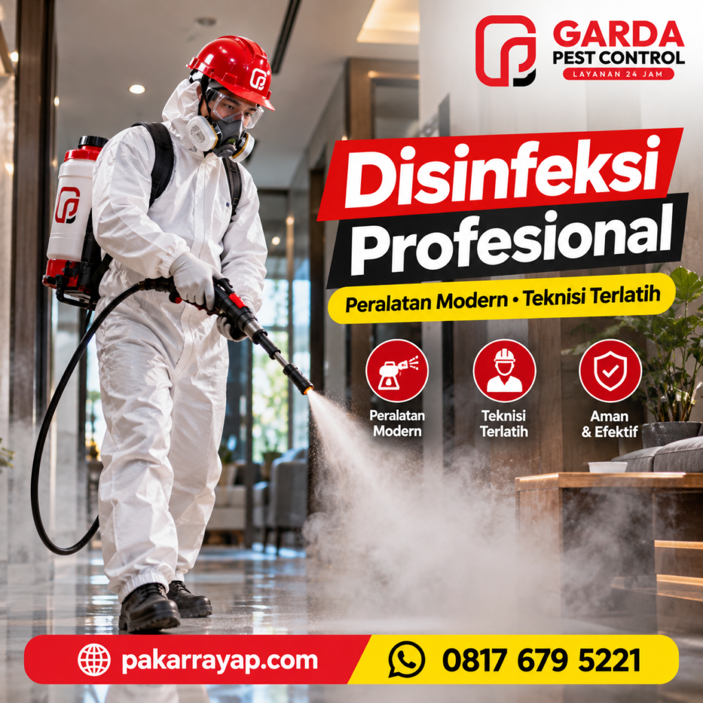Jasa Disinfektan Rumah Virus Influenza Purwokerto Profesional